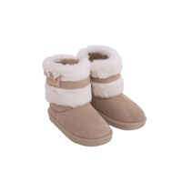 GIRLS PINK FAUX SHEEP SKIN BOOTS ASST. SIZES