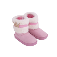 GIRLS CAMEL FAUX SHEEP SKIN BOOTS ASST. SIZES