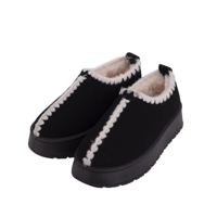 WOMENS PLATFORM FAUX SHEEPSKIN SLIDES ASST. SIZES