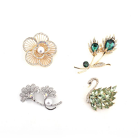4A WOMENS FAUX BIJOUX BROCHES