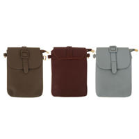 3A 14X19CM VEGAN LEATHER PHONE BAG