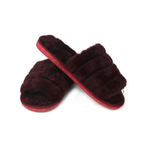 MULBERRY PLUSH SLIPPERS ASST. SIZES