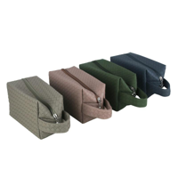 4A BASKET WEAVE TOILETRY BAG