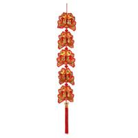 120CM HANGING FORTUNE TWIN FISH