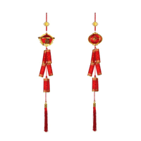 2A 70CM ORNAMENTAL KNOT W/FIRECRACKERS
