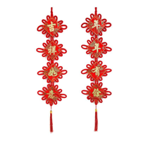 2A 100CM HANGING RED KNOT COUPLETS