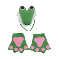 3PC CROCODILE DRESS UP KIT