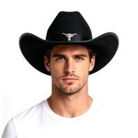 BLACK COWBOY HAT