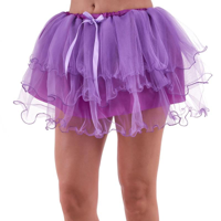 36CM RUFFLED EDGE TUTU-PURPLE