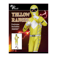 YELLOW RANGER COSTUME SIZE XXLRG