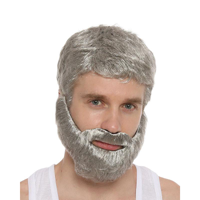 GREY FOX WIG & BEARD