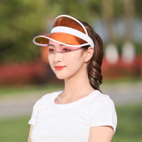 SUN VISOR PARTY HAT-ORANGE