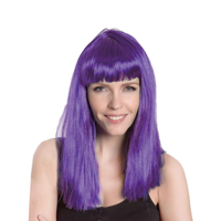 LONG WIG-PURPLE
