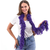 150CM POLYESTER BOA-PURPLE