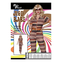 WOMENS HIPPIE COSTUME-S