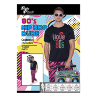 MENS LOVE 80S COSTUME-L