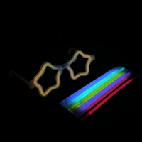 ASST COLOUR GLOW PARTY GLASSES