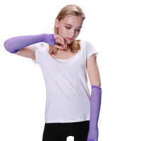 FISHNET GLOVES-PURPLE
