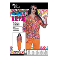 MENS HIPPIE COSTUME-XL