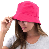 PINK BUCKET HAT