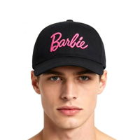 BLACK BARBIE BASEBALL CAP