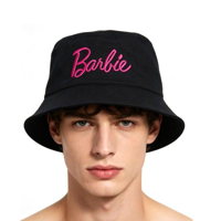 BLACK BARBIE BUCKET HAT