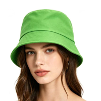 GREEN BUCKET HAT