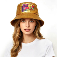 GOLD 80'S PARTY BUCKET HAT