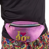 PINK I LOVE THE 90'S BUM BAG