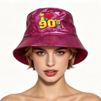 PINK I LOVE THE 90'S BUCKET HAT