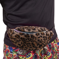 LEOPARD PRINT FUR BUM BAG