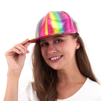 METALLIC RAINBOW BASEBALL CAP