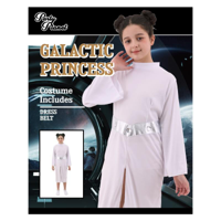 GIRL'S GALACTIC PRINCESS-INCLUDING DRESS, BELT, SIZE XXL