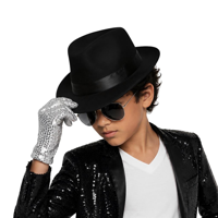 3PC KIDS MJ DRESS UP KIT-HAT, GLASSES, GLOVE