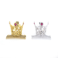 2A PRINCESS CROWN HAIR COMB