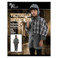 VICTORIAN DETECTIVE-INCLUDES HAT, CAPE, JACKET, SIZE XL