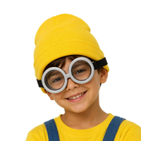 2PC MINION DRESS UP KIT-BEANIE, GOGGLE