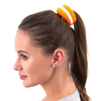 2PK STRIPE HAIR BAND-ORANGE
