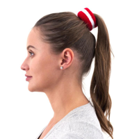 2PK STRIPE HAIR BAND-RED