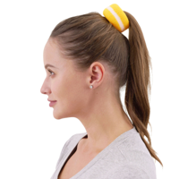 2PK STRIPE HAIR BAND-YELLOW