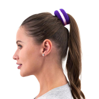 2PK STRIPE HAIR BAND-PURPLE