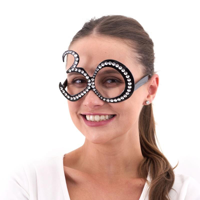 30TH BIRTHDAY RHINESTONE STUDDED GLASSES