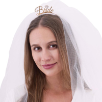 2A BRIDE HEADBAND W/VEIL