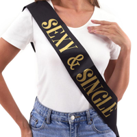 SEXY & SINGLE SASH