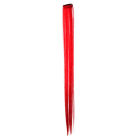 HAIR CLIP EXTENSIONS-RED