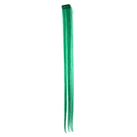 HAIR CLIP EXTENSIONS-GREEN