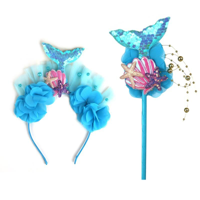 2PC MERMAID HEADBAND AND WAND