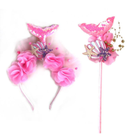 2PC MERMAID HEADBAND AND WAND