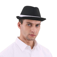 20'S GANGSTER PINSTRIPE FEDORA