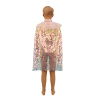 90CM PINK MERMAID SEQUIN CAPE